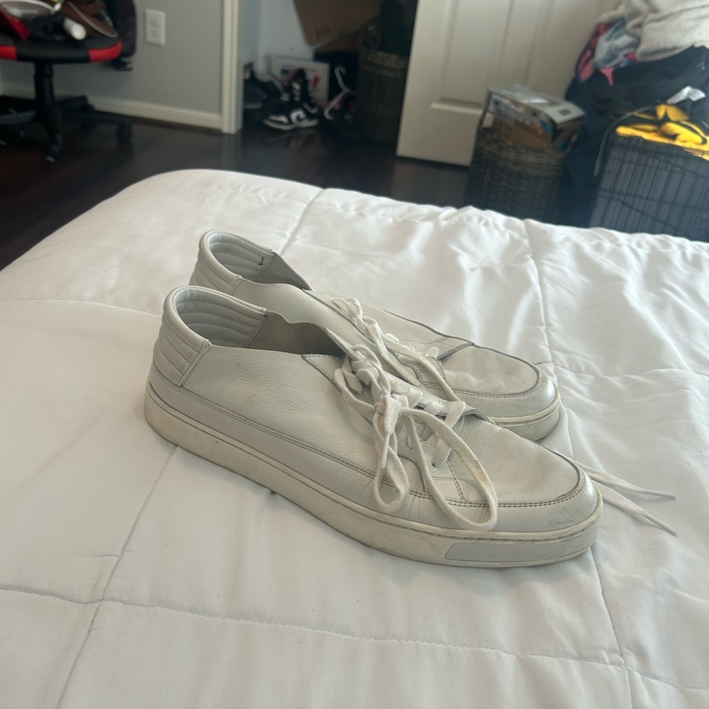 Gucci White Leather Sneakers